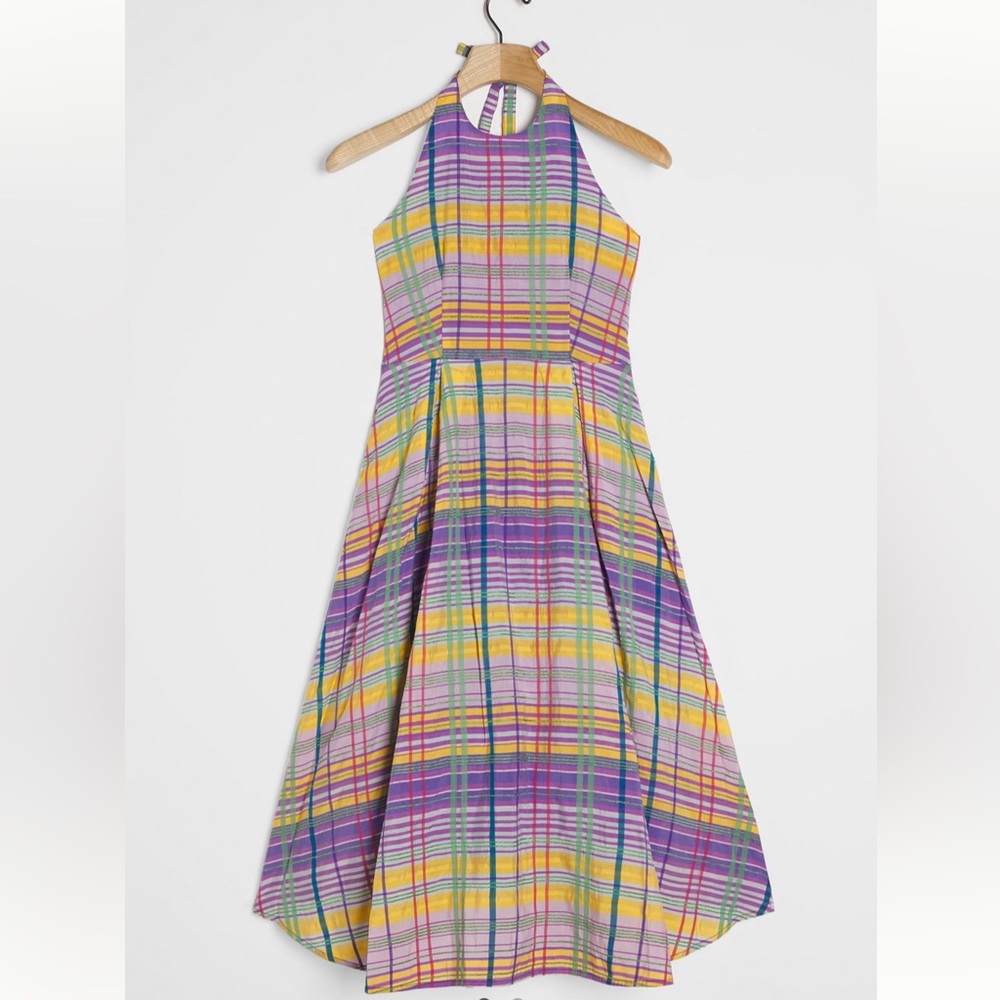 Anthropologie Cecily Plaid Dress